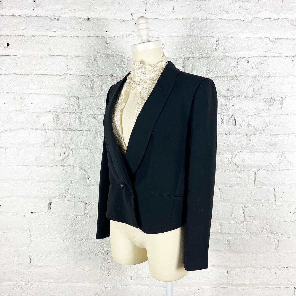 J. Crew vintage black double breasted blazer y2k Size 4